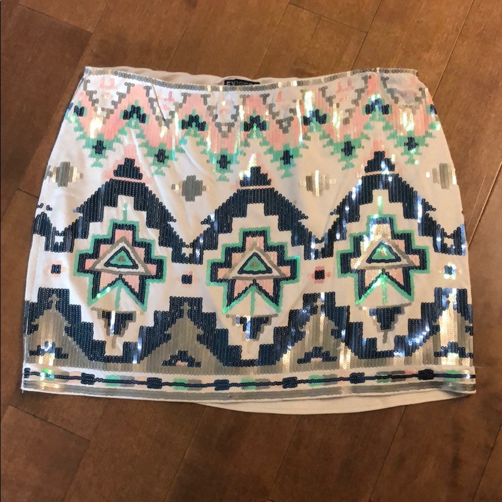 Sequin skirt